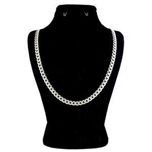 زنجیر نقره مردانه مدل ایتالی21 -