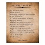 پوستر مدل  مستر جان دان - هیچ مردی یک جزیره نیست