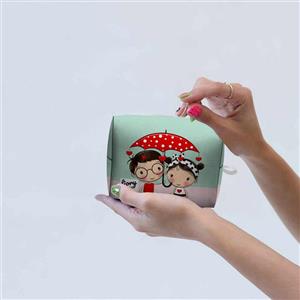 کیف پد بهداشتی فیوری مدل قلب طرح love کد 2256 fiory