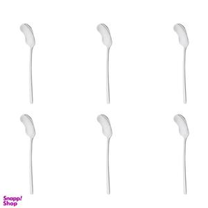 قاشق بستنی خوری ناب استیل مدل رجینا بسته 6 عددی