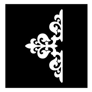 شابلون باتیس آرت طرح حاشیه کد 462