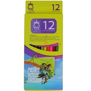 مداد رنگی 12رنگ ام کیو مدل M.Q.12