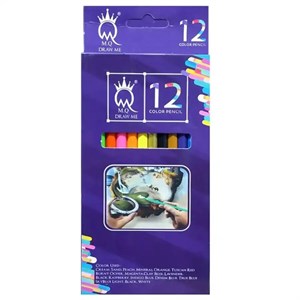 مداد رنگی 12رنگ ام کیو مدل M.Q.12