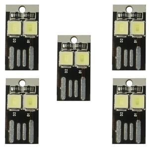 چراغ اضطراری LED USB رهام کد 01 بسته 5 عددی