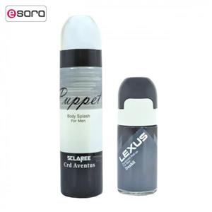 ست رول ضد تعریق و بادی اسپلش مردانه اسکلاره طرح love8