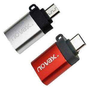 مبدل USB-C به USB OTG نواکس کد nr-12  بسته 2 عددی