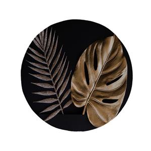 پادری مدل دایره طرح برگ کد 8936 سایز 90 × 90 سانتی متر