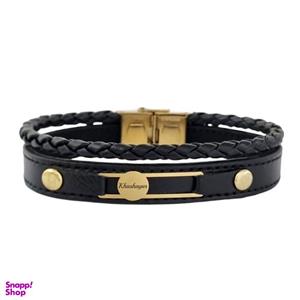 دستبند طلا 18 عیار مردانه لیردا مدل اسم خشایار 828 -