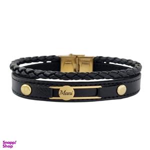 دستبند طلا 18 عیار مردانه لیردا مدل اسم مانی 828