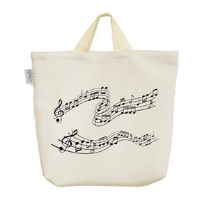 ساک خرید خندالو مدل نت موسیقی کد H602