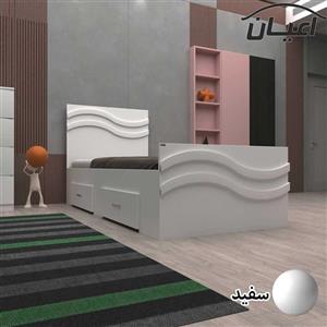 تخت خواب یکنفره اعیان مدل FH580 سایز 90x200 سانتی متر