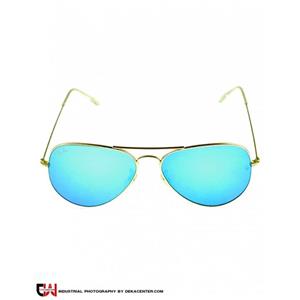 عینک آفتابی ری بن طلایی شیشه آبی جیوه ای Ray Ban RB3025 