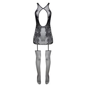 لباس خواب زنانه ماییلدا مدل فانتزی کد 4622-5004 رنگ مشکی 