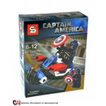 بازی ساختنی طرح لگو مدل کاپیتان آمریکا