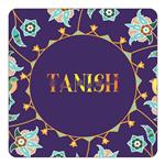 مگنت کاکتی طرح اسم تانیش tanish مدل گل و بلبل کد mg18449