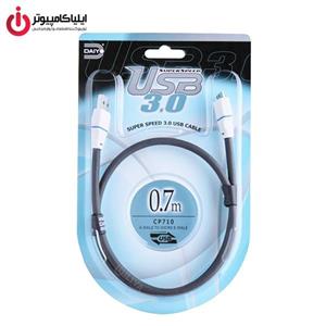 کابل USB به USB Micro B کد CP710 به طول 0.7 متر Daiyo Super Speed 3.0 USB CP710 Cable 0.7m