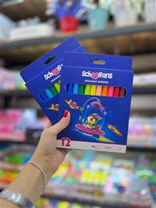 ماژیک رنگ آمیزی اسکول فنس مدل 2401 بسته 12 عددی