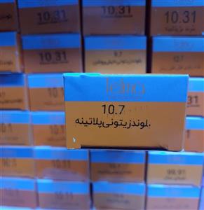 رنگ مو تلما مدل Low Ammonia شماره 10.7 حجم 100 میلی لیتر رنگ بلوند زیتونی پلاتینه