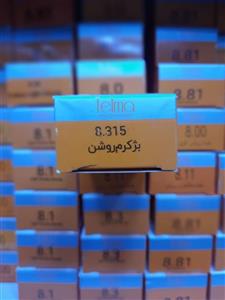 رنگ مو تلما مدل Low Ammonia شماره 8.315 حجم 100 میلی لیتر رنگ بژ کرم روشن