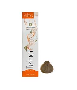 رنگ مو تلما مدل Low Ammonia شماره 8.7 حجم 100 میلی لیتر رنگ بلوند زیتونی روشن