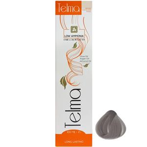 رنگ مو تلما مدل Low Ammonia شماره 8.11 حجم 100 میلی لیتر رنگ بلوند خاکستری روشن