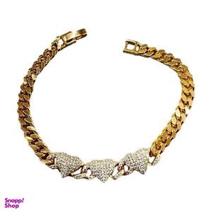 دستبند زنانه وای اس ایکس مدل زنجیری جواهری طرح قلب کد 875445