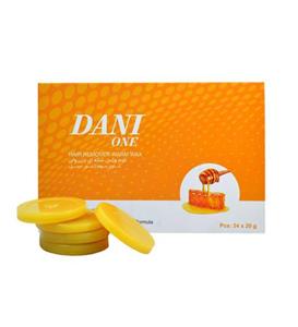 موم وکس سکه ای دنی وان DANI ONE Hair Remover Warm Wax حاوی زنبور عسل بسته 24عددی وزن هر 20گرم 