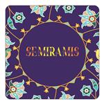 مگنت کاکتی طرح اسم سمیرا میس semiramis مدل گل و بلبل کد mg17702