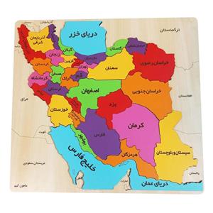پازل آموزشی مدل نقشه ایران کد PM01