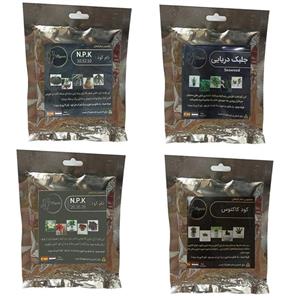 کود فسفر ریشه زایی 10-52-10 و جلبک دریایی وکود کاکتوس و کود 20-20-20 مدل raw material وزن 200 گرم
