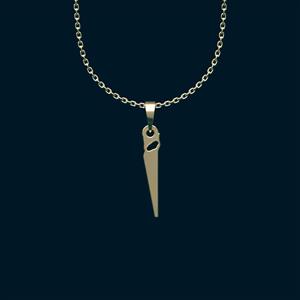 گردنبند طلا 18 عیار زنانه مدوپد مدل اره کد SS2-1-1035