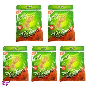 دستکش یکبار مصرف طوفان کد x-214 پنج بسته 100 عددی