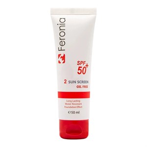 کرم ضد آفتاب رنگی فرونیا SPF50 مدل 1 مناسب پوست چرب حجم 65 میلی‌لیتر