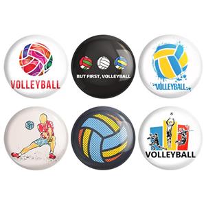 پیکسل خندالو مدل والیبال Volleyball کد 1702A مجموعه 6 عددی