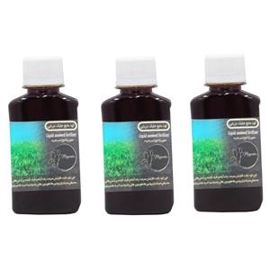 کود مایع جلبک دریایی مدل raw material حجم 120 میلی لیتر بسته 3 عددی