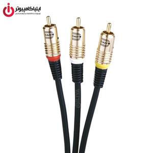 کابل 3xRCA به 3xRCA دیجیتال دایو کد TA5503به طول 2.0 متر Daiyo Digital Multi-Perfect 3xRCA To 3xRCA Plugs TA5503 Cable 2.0m