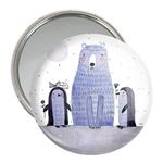 آینه جیبی خرس و پنگوئن