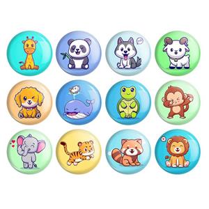پیکسل خندالو مدل حیوانات بامزه Cute Animals کد 1619 مجموعه 12 عددی