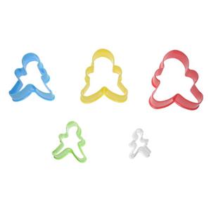 کاتر شیرینی و بیسکوییت طرح آدمک بسته 5 عددی