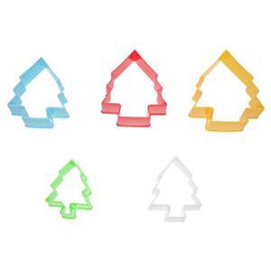 کاتر شیرینی و بیسکوییت طرح کاج بسته 5 عددی