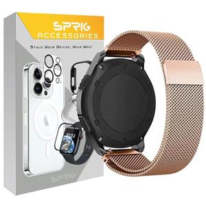 بند اسپریگ مدل Milanese مناسب برای ساعت هوشمند گارمین Move 3 / Move Luxe / Move Style