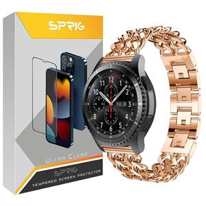 بند اسپریگ مدل CTR-2 مناسب برای ساعت هوشمند سامسونگ Galaxy Watch 4/5/6 سایز 40/43/44/46/47 میلی متری