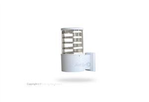 چراغ حیاطی سر تخت سفید کیان لایت