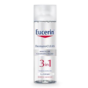 آب پاک کننده اوسرین مدل میسلر 3 در 1 حجم 200 میلی لیتر Eucerin Micellar 3 In 1 Cleansing Fluid 200ml