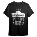 تی شرت آستین کوتاه مردانه مدل EVERY SUMMER HAS ITS OWN STORY