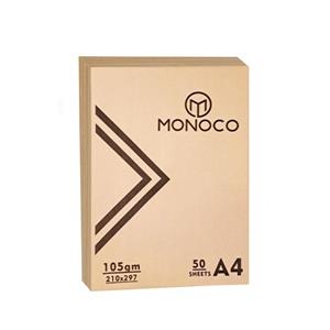 کاغذ کرافت مونوکو کد A4-105 بسته 50 عددی