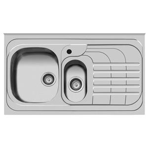 سینک ظرفشویی روکار اخوان کد 75 (سایز60 × 100)
