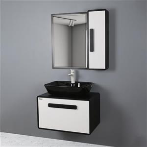 ست کابینت و روشویی دلفین مدل 1129 به همراه آینه و باکس