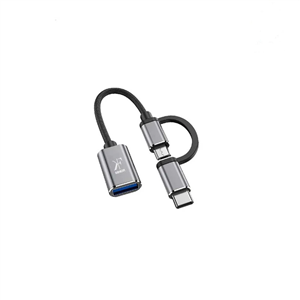 مبدل OTG USB به microUSB و USB-c کی اف-سنیور مدل A330