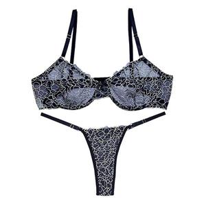 ست شورت و سوتین زنانه شارمین مدل عینکی کد ZP82.1